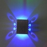 Generic Conceal Install Wall Lamp Decoration Stage Light Butterfly Pattern -Blue