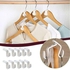 10Pcs Wardrobe Space Saver Cloths Hanger Connector Hooks