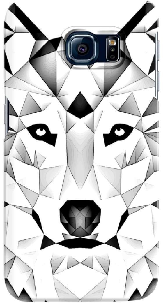 Stylizedd Samsung Galaxy S6 Edge Premium Slim Snap case cover Gloss Finish - Poly Wolf