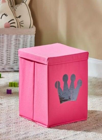 Crown Cut-Out Storage Box With Lid