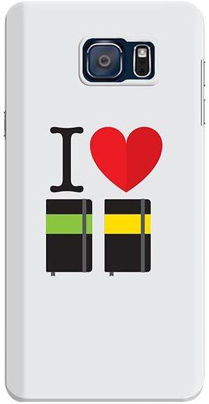 Stylizedd Samsung Galaxy S6 Edge-Plus Premium Slim Snap case cover Matte Finish - I love notebook