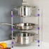 Gdeal 3 Layer Stainless Steel Kitchen Rack Storage Pan Pot (CW-7142)