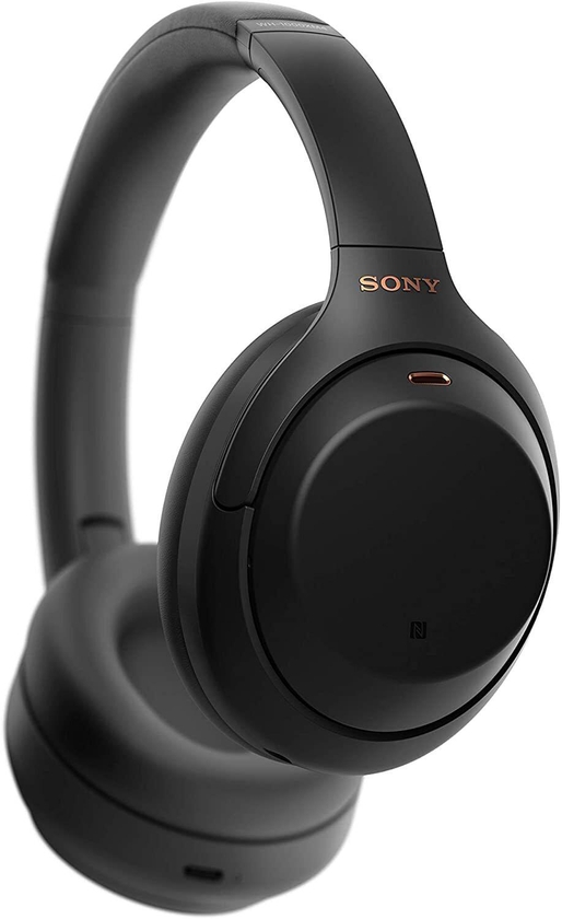 Sony WH-1000XM4 Wireless Noise Cancelling Bluetooth Over-Ear Headphones With Speak to Chat Function and Mic For Phone Call, Black