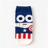 5Pairs Lot=10pieces Cartoon Male Boat Socks Invisible Summer Men Socks Cotton Casual Short Socks