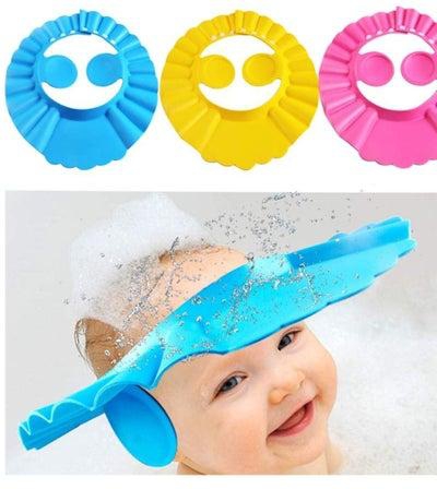 Bath Baby Safe and Secure Smooth Adjustable Baby Shower Ear Cap 3Pc