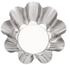6-Piece Stainless Steel Egg Tart Cupcake Mould Set Silver 7x7x3.70 centimeter