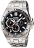 Casio MTD-1060D-1AVDF CN Analog Black Dial Silver Stainless Steel Strap Mens Watch