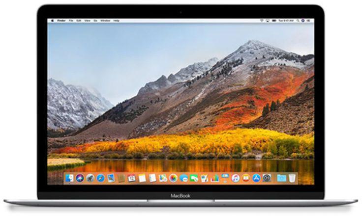 MacBook 12-Inch Display, Core m3 Processor/8GB RAM/256GB SSD/Integrated Graphics With English Keyboard - 2017 Silver