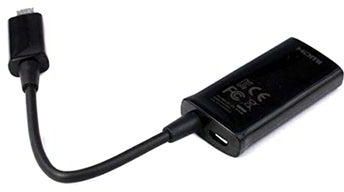 كابل محول تلفزيون MHL من ميني USB إلى HDMI بدقة 1080 بيكسل لأجهزة سامسونج أسود