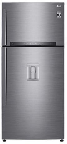 LG GN-F702HLHU Refrigerator, Top Mount Freezer, 546L ‚Äì Silver