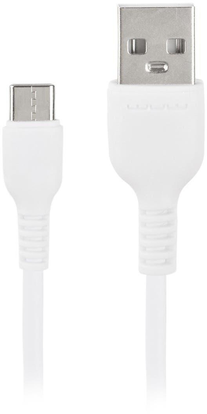 Get Wuw Charging Cable, USB Type C, 1 Meter, X178 - White with best offers | Raneen.com