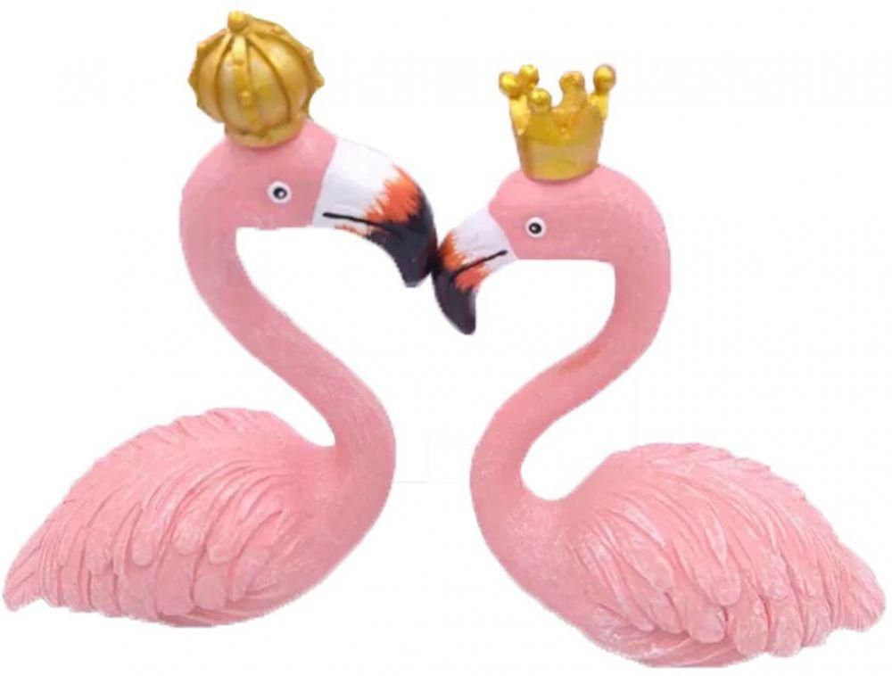 Desk Decoration  Flamingo Ornaments Decorative Figurines Home Decor Resin Craft Wedding Lovers Creative Gift