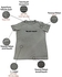 Black Eagle Women's Cotton Round Half Sleeve Print T-Shirt (Grey)