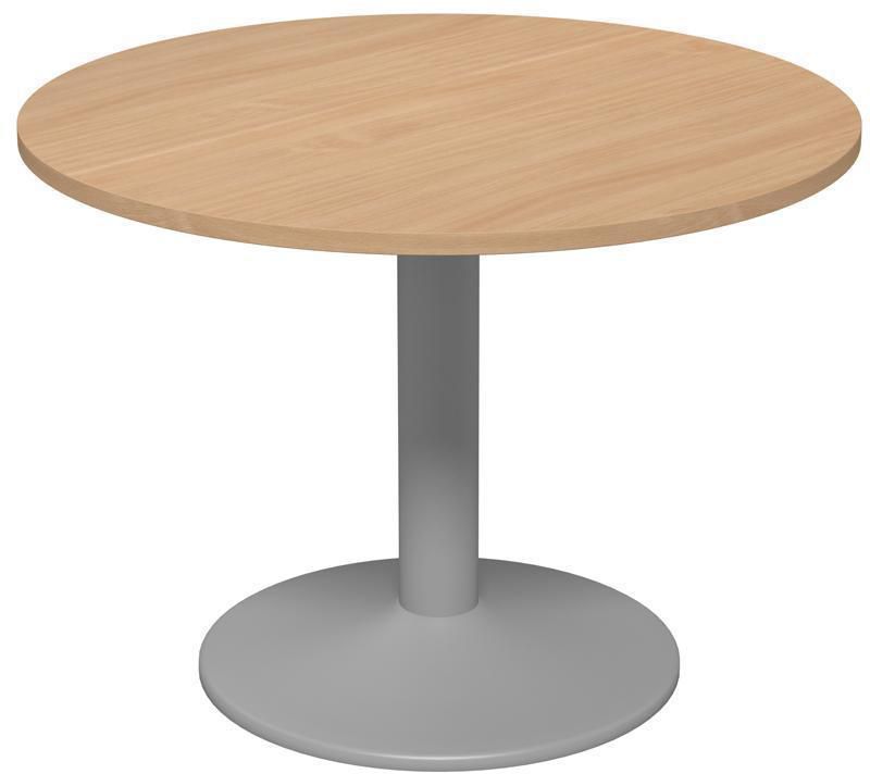 Kito Round Meeting Table With Trumpet, Round Office Meeting Table