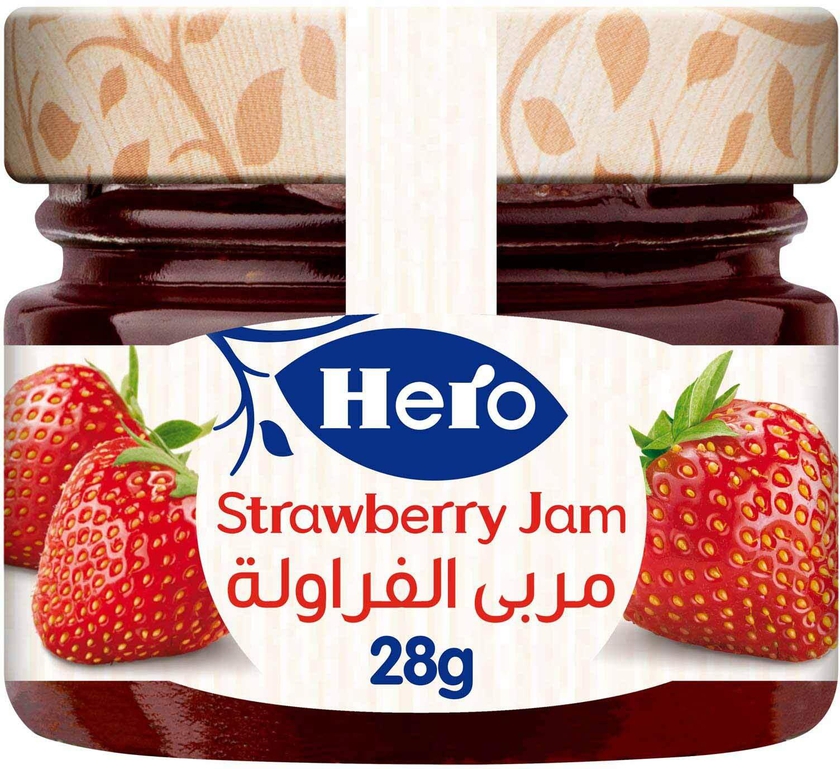 Hero Strawberry Jam Mini Jar - 28.3 gram