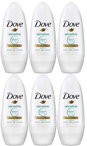 6 x Dove Deodorant Women 'Sensitive Roll-On 50 ml