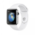 Apple Watch - 38mm Silver Stainless Steel Case with White Sport Band, MNP42AE/A - Series 2, iOS 3