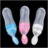 Baby Squeeze Feeding Bottle With Silicone Spoon