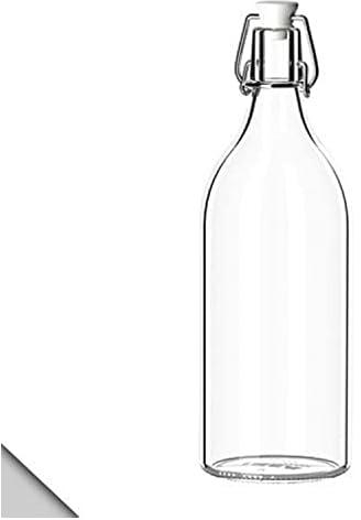 IKEA - KORKEN Bottle with stopper, clear glass (X2)