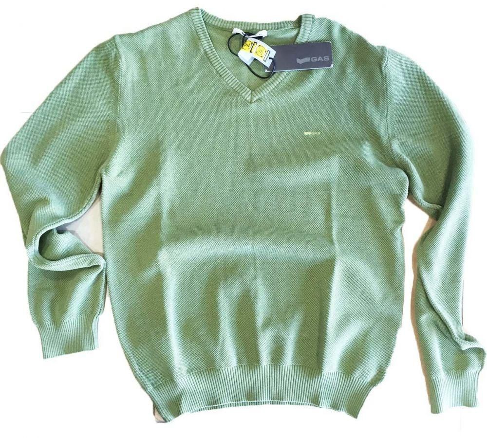 Sweater Knitwear For Men By Gas, Green, Xl