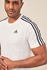 adidas Essential 3 Stripe T-Shirt
