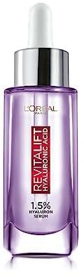 L'Oréal Paris Revitalift Serum, Hydrating and Plumping, With 1.5% Hyaluronic Acid, 15ml