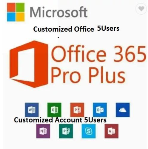 Microsoft Office 365  5 Users - Customize Account