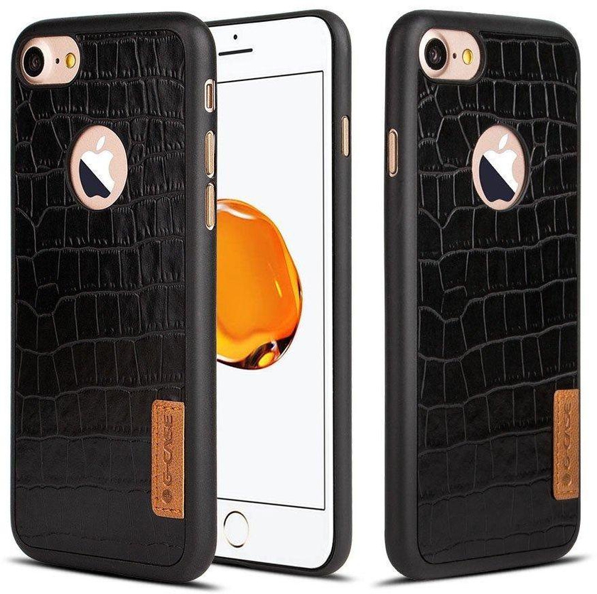 G-CASE CROCODILE BACK COVER FOR IPHONE 7 /IPHONE 8 BLACK