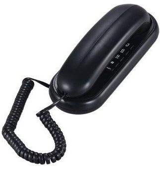 Portable Corded Telephone Black