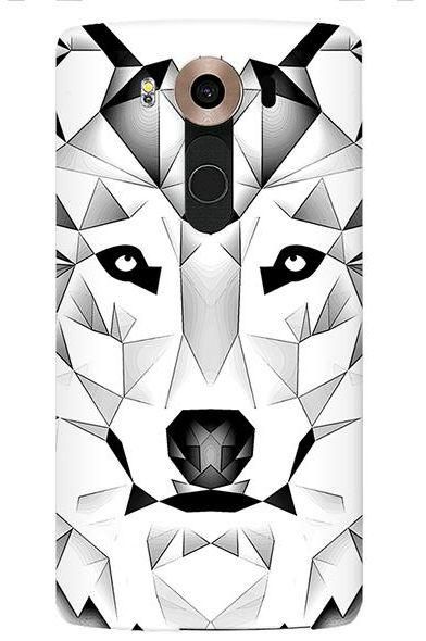 Stylizedd LG V10 Premium Slim Snap case cover Matte Finish - Poly Wolf