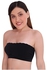 GLAMROOT Women’s Padded Seamless Strapless Bandeau Tube Bra with Back Hook, Free Size, (Pack of 2)