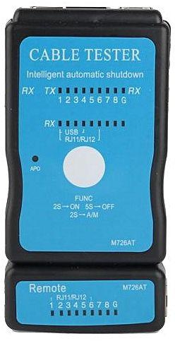 Generic Usb Cable, Rj45 And Rj11 Multifunction Network Cable Tester (m726)