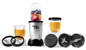 Magic Bullet Multi-Function High Speed Blender, 400 W, 9 Piece Accessories, Silver, MB4-1012