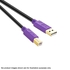 Ipohonline USB Printer Cable - 1.5 Meter (Dark Purple)