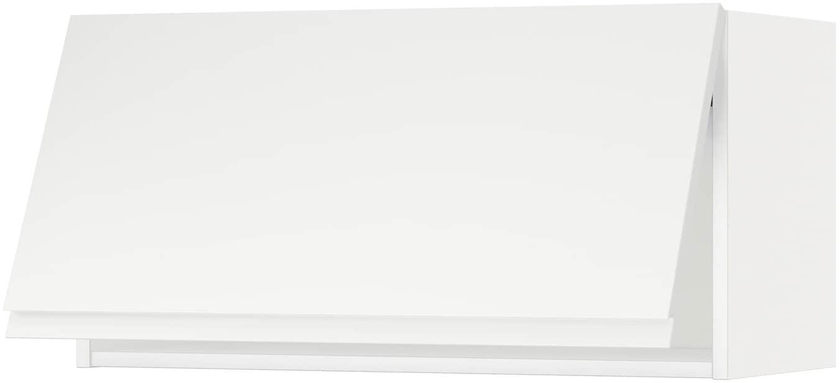 METOD Wall cabinet horizontal - white/Voxtorp matt white 80x40 cm