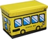 In-House Storage Box stool-School Bus, Yellow [3648Y]