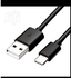 Generic Type C Fast Charge USB Cable - 1.5 M - Black