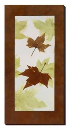 Decorative Wall Poster With Frame Brown/Beige/White 20x60centimeter