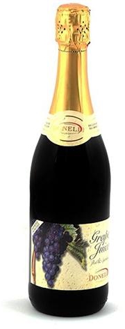 Donelli Sparkling Red Grape Juice - 750 ml