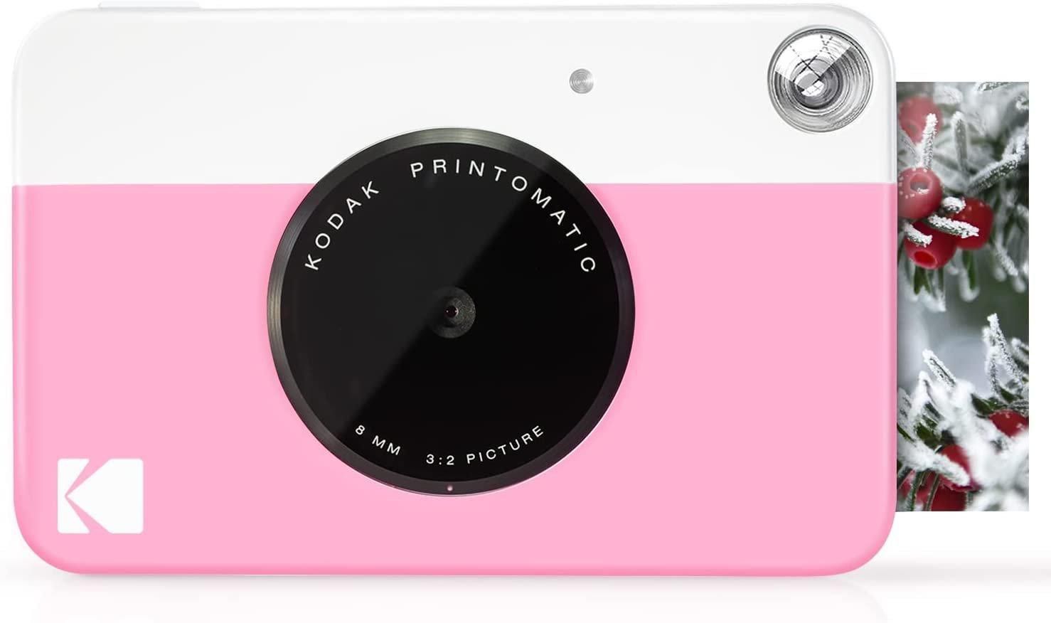KODAK Printomatic Digital Instant Camera, Pink