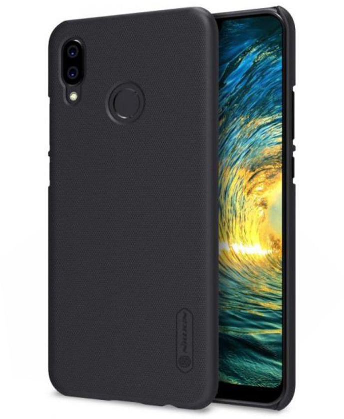 Frosted Shield Hard Case Cover With Screen Protector For Huawei Nova 3E Black