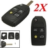 Generic 2x Replacement Flip Folding Remote Key Shell For Volvo S60 C70 S40 Remodel Fob 4BTN