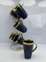 Lotus Porcelain Tea Mug Set, 6 Pieces + Modified Stand, Available In Black, High-quality Material