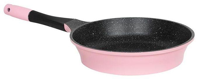 Ceramic Fry Pan - 24 cm - Pink