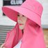 Women's Hat Sun Protection Visor Summer Hat Female Shawl Hat