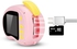 Generic Mini children's digital camera supports multiple languages-Pink