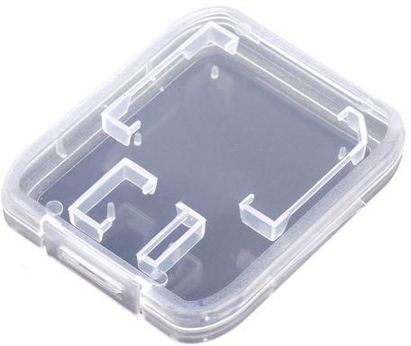Generic SD Memory Card Case SDHC Holder Protector Transparent Box Plastic Storage