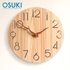 Osuki Wall Clock 30cm Fiber Wood W7