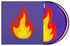 Serato 12-Inch Flame & Record Emoji Control Vinyl Pair