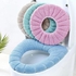 The PACK Bathroom Soft Thicker Warmer Stretchable Washable Cloth Toilet Seat Cover Pads